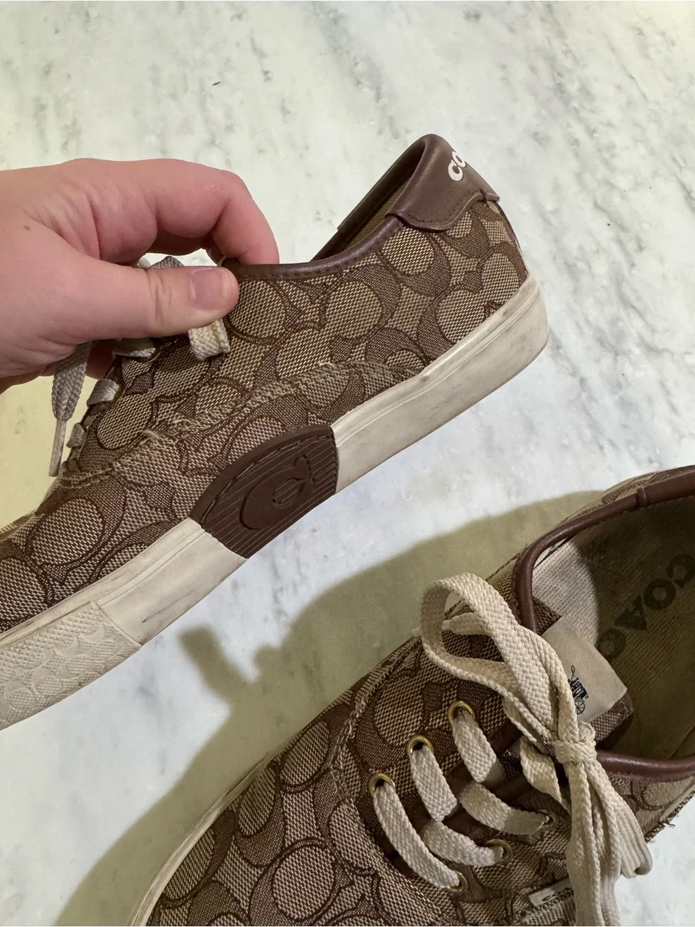 Coach Chic Comfy Logo Citysole Skate Canvas Neutral Everyday Low-Top Sneakers 10
